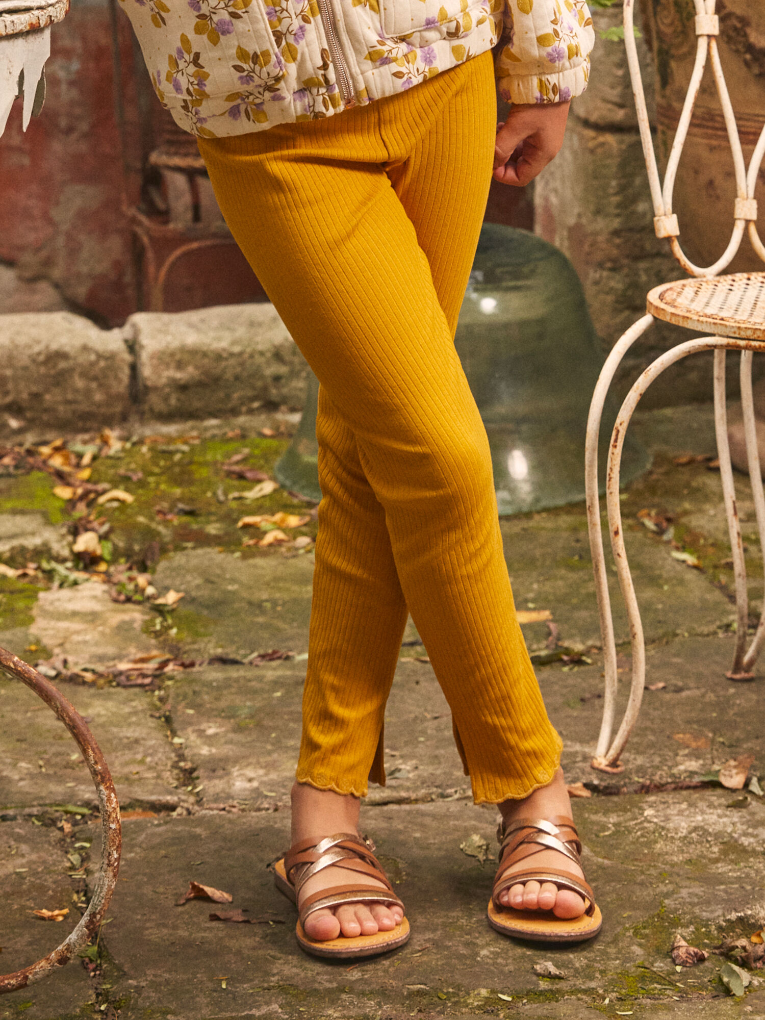 Leggings jaune outlet