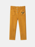 Pantalon Jaune LYPANETTE / 24H2PFO1PAN107