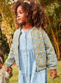 Teddy bleu marine à fleurs FATEDETTE / 23E2PF81CAR070