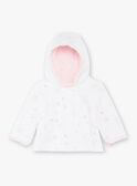 Veste à capuche rose pâle bébé fille ZOLIKA / 21E0CFG1VES301