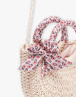 Sac besace écru en paille FLUBAGETTE / 23E4PFQ1BES002