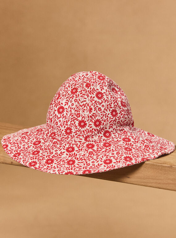 Chapeau imprimé fleuri MALOUANE / 25E4BFJ1CHA001