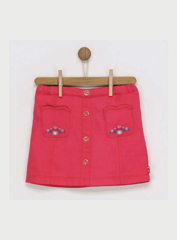 Jupe rose RADABETTE / 19E2PF61JUPD301