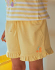 Débardeur et short jaune et blanc en jersey FRUBETTE / 23E2PFU3ENS001