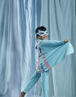 Pyjama déguisement super-héroïne turquoise enfant fille CHOUJOETTE 2 / 22E5PFE3PYT202