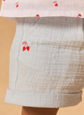 Short en double gaze de coton MAURA / 25E1BFQ1SHO706