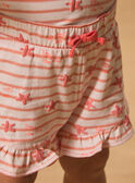 Ensemble tshirt et short rayés MIYAELLE / 25E1BFS1ENS001