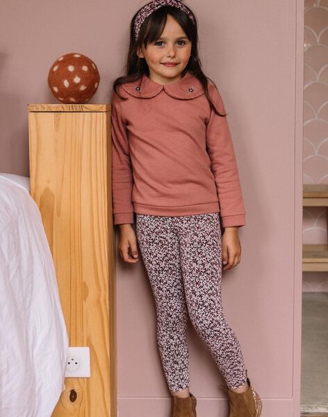 Sweat rose col claudine DUDOINETTE / 22H2PFR1SWED332