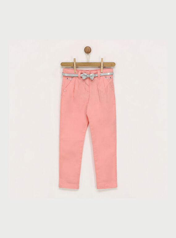 Pantalon rose ROSIBAETTE / 19E2PFD1PAN404