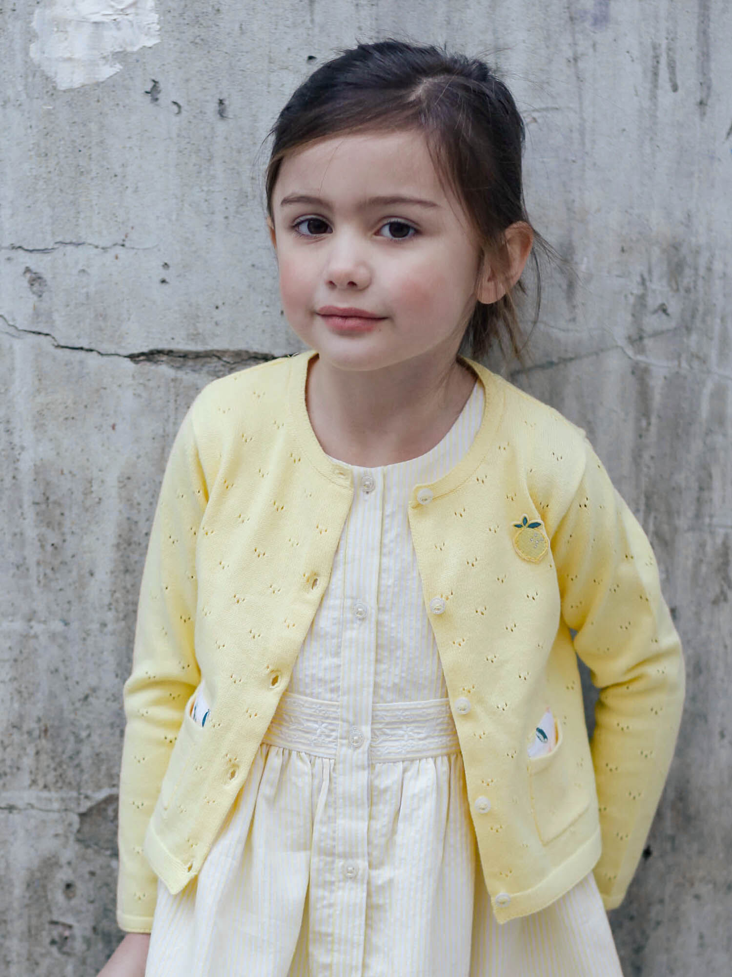 Robe jaune sergent major on sale