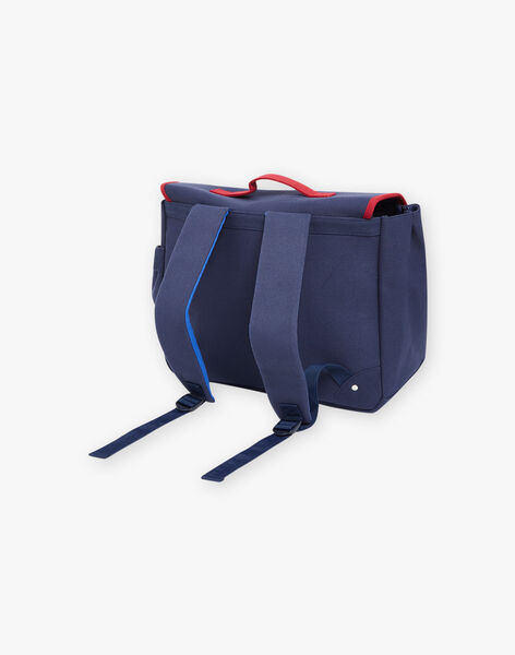 Cartable en canvas marine DACARTAGE / 22H4PGE2BESC205