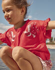 T-shirt coquelicot à manches courtes FLUNOUETTE / 23E2PFQ1TMCF505