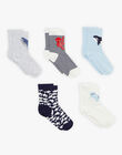 Lot de 5 chaussettes assorties FRILOTAGE / 23E4PGJ1LC5070