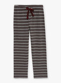 Pyjama gris chiné en molleton gratté et jersey GRUPOAGE / 23H5PG15PYJJ921