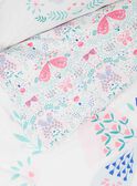 Drap / parure de lit blanc ROFLEURTR / 19EZENX1PLR001