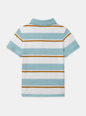 Polo Rayé Turquoise MLERAYAGE 2 / 25E3PGT3POL001
