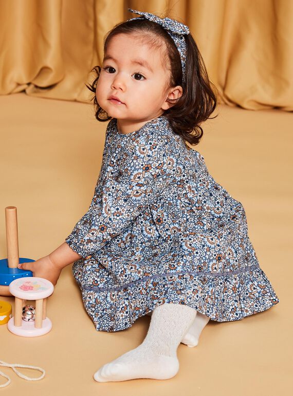 Robe à imprimé fleuri en twill DARENATA / 22H1BFY2ROBC206