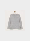 Cardigan gris PAPORIETTE / 18H2PFQ2CAR940