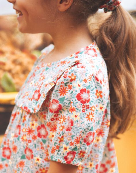 Blouse écrue à fleurs FEBLOZETTE / 23E2PFB1CHE001