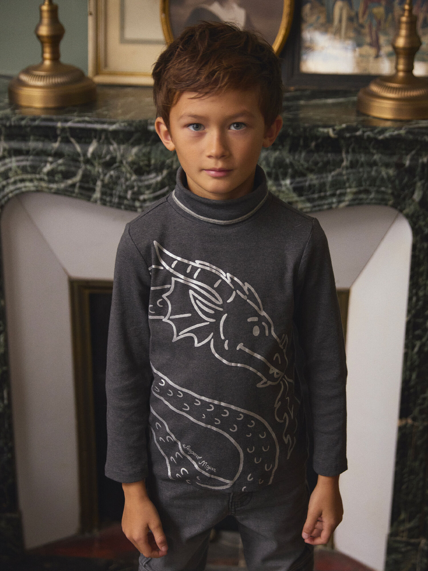 Sous pull gris top