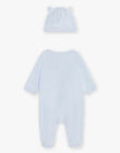 Pyjama en velours et bonnet assorti bébé garçon 22H0NG11GRE205