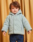 Manteau à capuche Vert-Gris DIOCTAVE / 22H1BGM1VES631