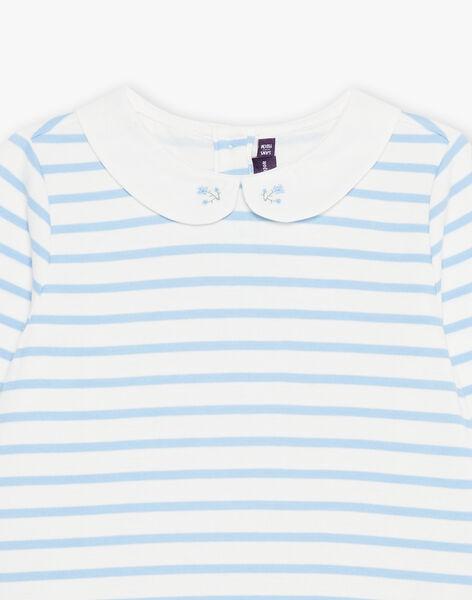 T-shirt à rayures bleu et blanc FRIMETTE 3 / 23E2PFJ1TML001