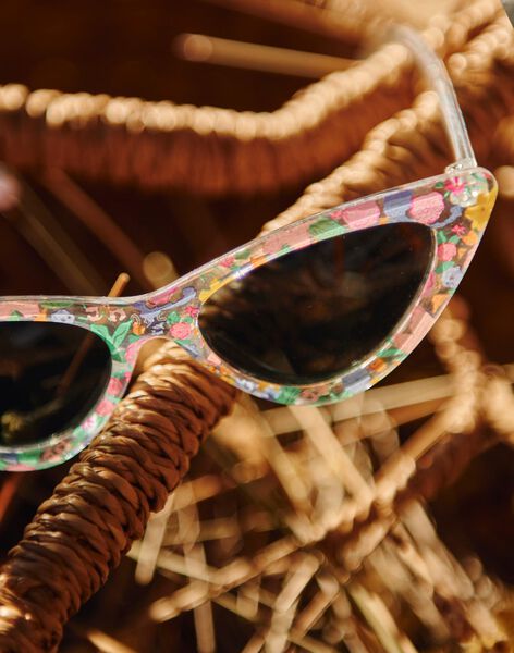 Lunettes de soleil écrues à imprimé fleuri FLELUETTE / 23E4PFS1LUS001