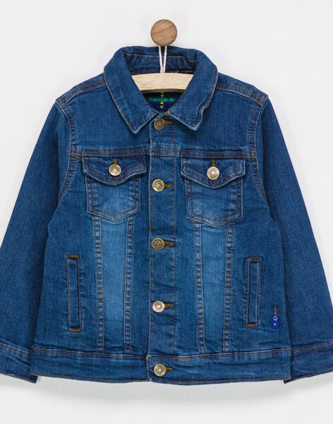 Blouson Bleu Jean Garcon Enfant Sergentmajor