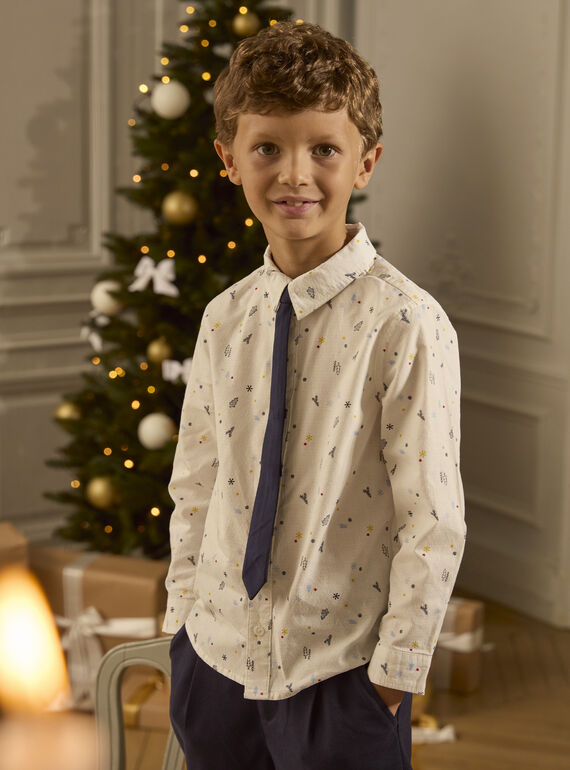 Chemise Noël LEDAPAGE / 24H3PGT2CHM001