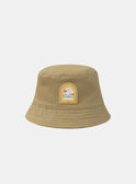 Chapeau reversible jaune et marron MLABOBAGE / 25E4PGK2CHA104