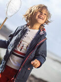 Imperméable bleu nuit 3-en-1 enfant garçon CAPOLINAGE / 22E3PGG2IMP713