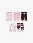 Lot de 5 paires de chaussettes assorties DROPAETTE / 22H4PFQ1LC5001