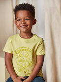 Tee Shirt Manches Courtes Jaune CAZOTAGE1 / 22E3PGF3TMCB104