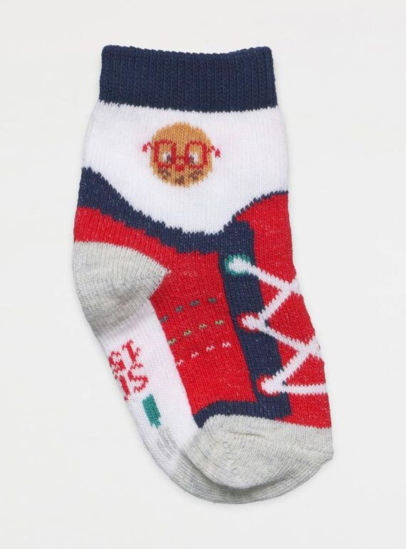 Chaussettes rouge NAFIDOLIN / 18E4BG82SOQ505