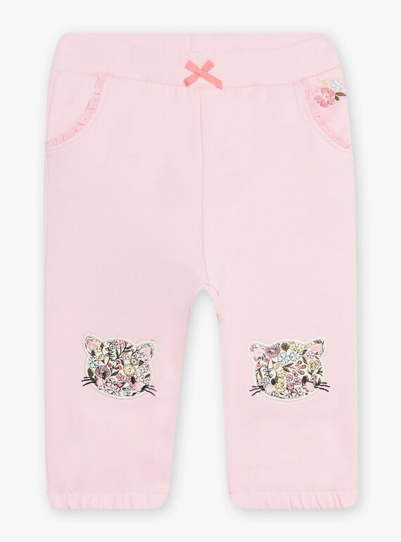 Bas de jogging rose barbapapa bébé fille CADALICE / 22E1BFB1JGBD315
