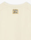 Sweat Jacquard vanille FALEOPAGE / 23E3PG81SWE114