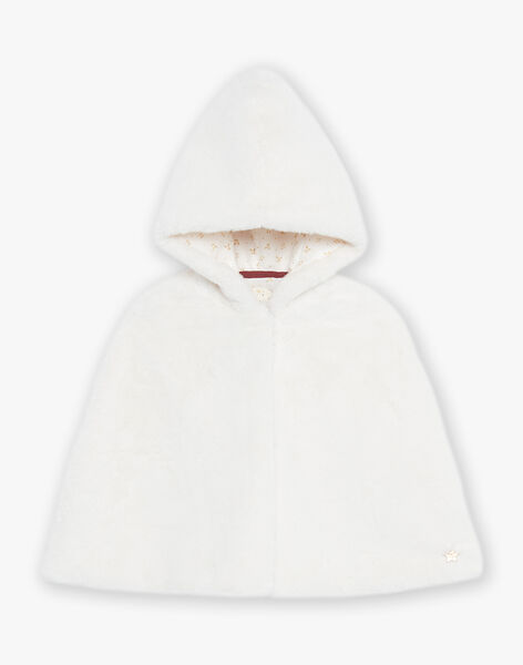 Cape à capuche en fausse fourrure DAECAPETTE / 22H2PF61CPE005