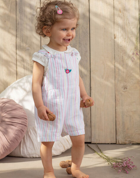 Combinaison Courte A Rayures Brodees Bebe Fille Ensemble Combinaison Et Salopette Bebe Sergentmajor Combinaison Courte A Rayures Brodees Bebe Fille Ensemble Combinaison Et Salopette Bebe Sergentmajor