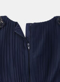 Robe marine à sequins dorés LEIPAIETTE / 24H2PFT3ROBC243