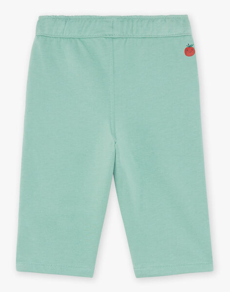 Pantalon en molleton vert amande FACECTOR / 23E1BGB1PAN611