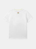 Tee Shirt Manches Courtes Blanc KLAPLOCAGE / 24E3PGN3TMC000