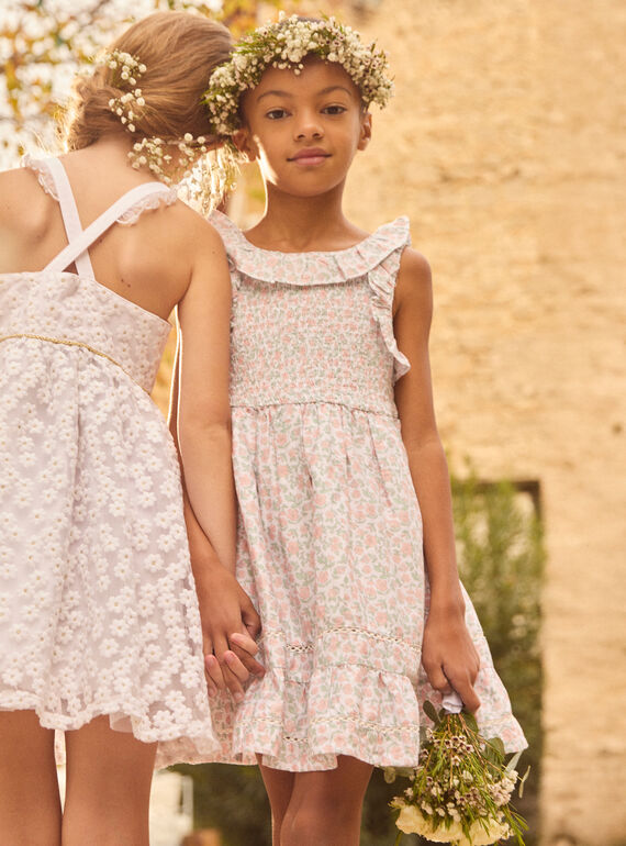 Robe à fleurs smock MREFRIETTE / 25E2PFL4ROB001