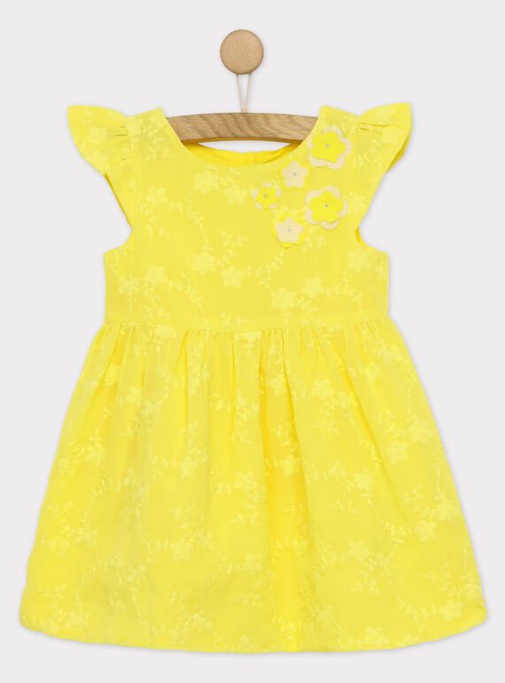 Robe jaune RYEDAETTE / 19E2PFS2ROB106