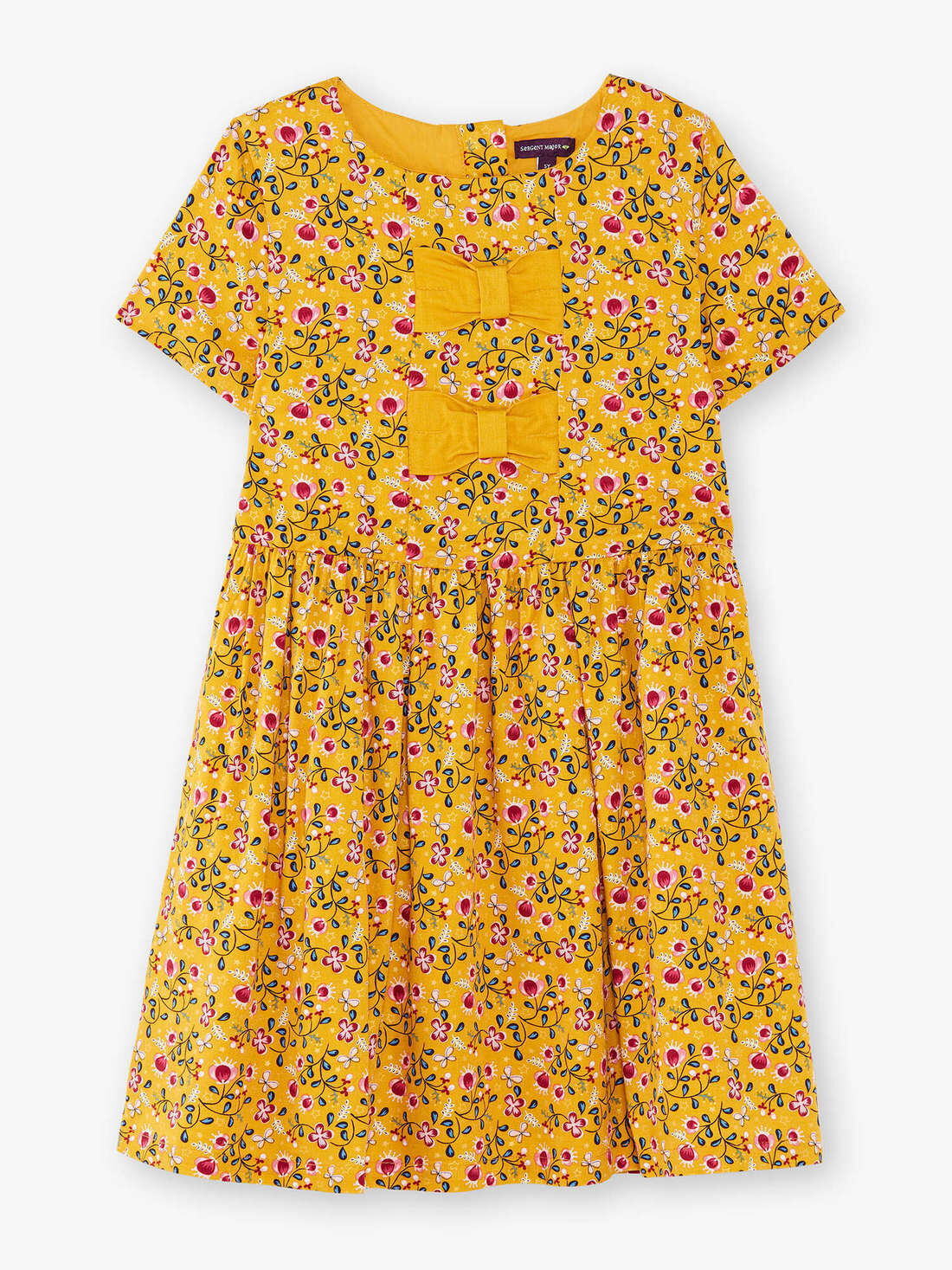 Robe jaune sergent major outlet