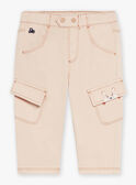 Pantalon cargo beige clair GABERNARD / 23H1BG71PAN801
