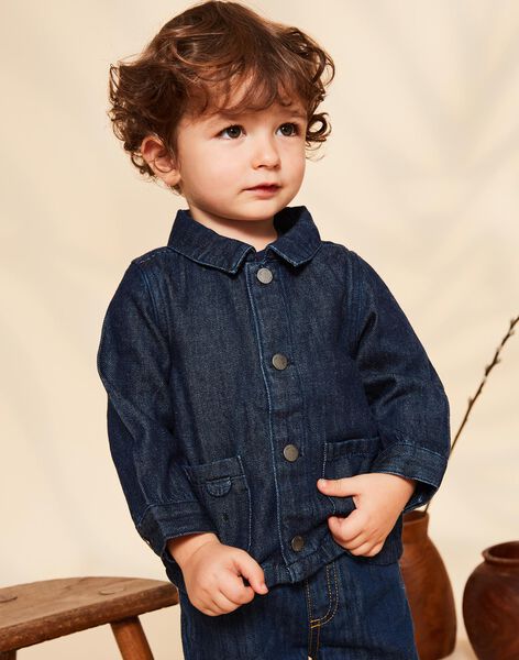 Veste bleue en jean à animation oreilles 3D FILEON / 23E1BG52VESP269