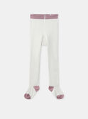 Lot de 2 collants rose uni ou blanc uni NAELOISE / 25H4BFL1COL001