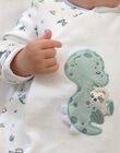 Pyjama et bonnet en velours écru FOUAD_B / 23E0NG71GRE000