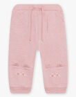 Pantalon de jogging rose DAKLARISSE / 22H1BFR1JGBD314